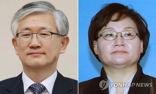 남관표 국가안보실 2차장- 문미옥 과학기술보좌관 임명