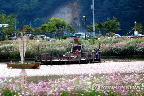 하동 배드리공원 풍경