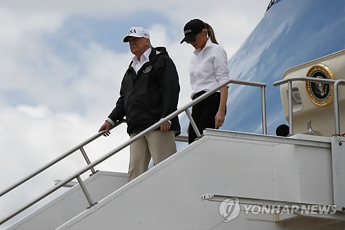 텍사스주 수해지역 방문 나선 트럼프