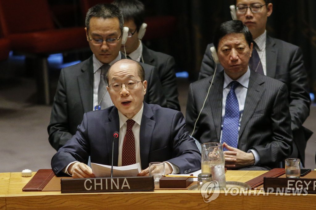中유엔대사 "대북 협상 빨리 시작해야"