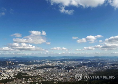 '청명한 가을날씨'