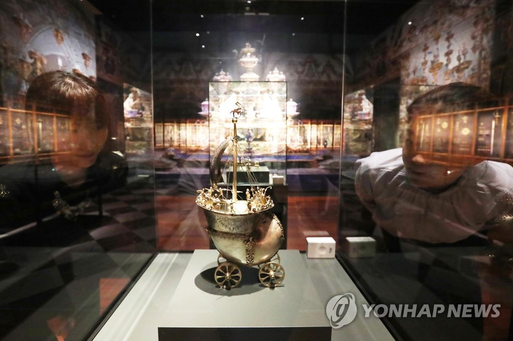 2017년 9월 국립중앙박물관에서 개막한 드레스덴박물관 전시