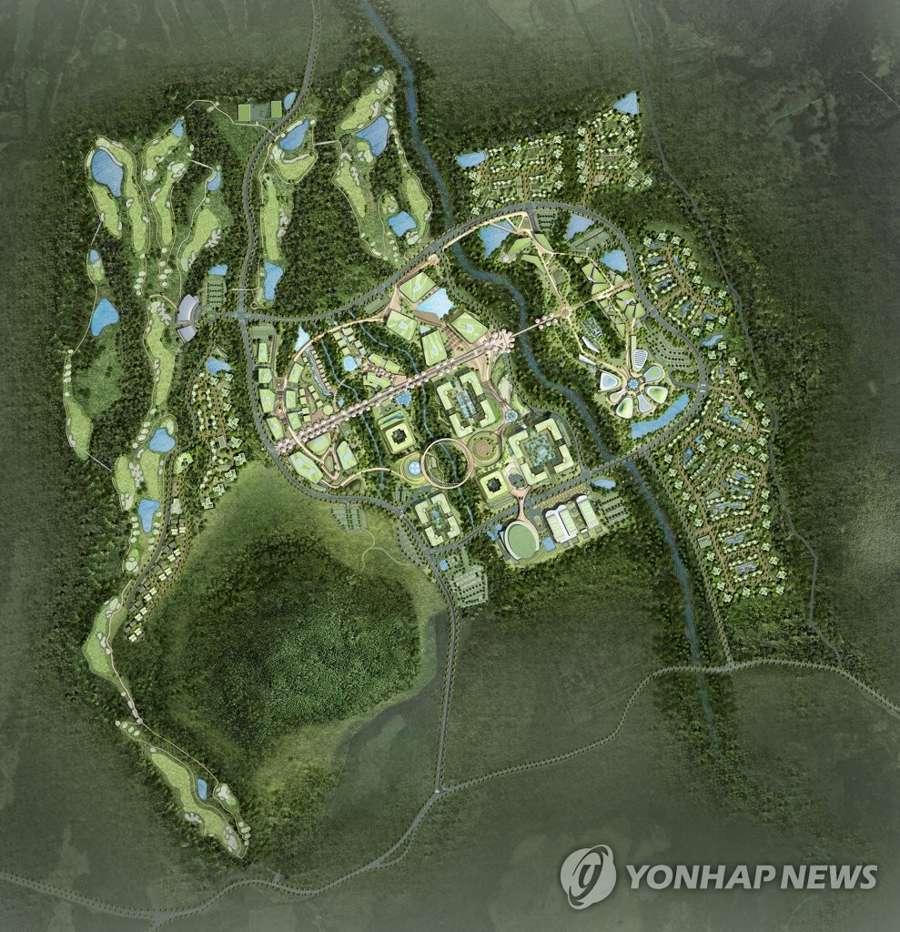 제주 오라관광단지 조감도