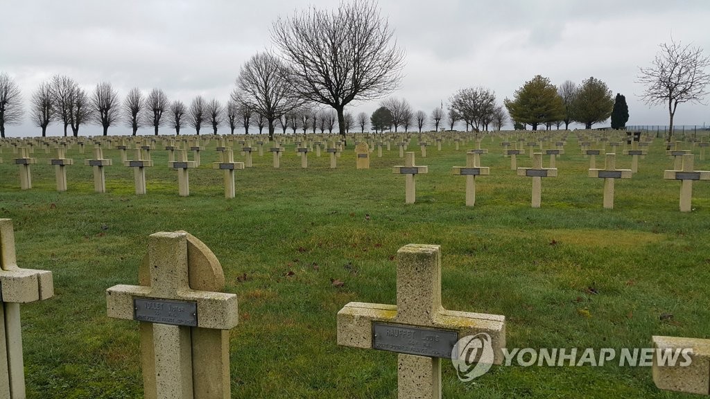 100년 전 한인들의 피땀서린 프랑스 1차대전 전사자 묘