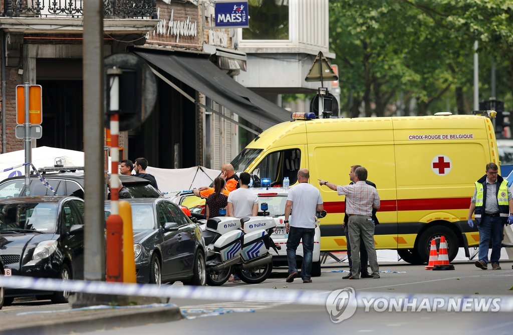 벨기에 동부서 경찰관에 총격…경찰관 2명·범인 등 4명 사망