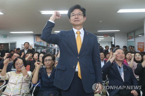 승리 자신하는 이석문 후보