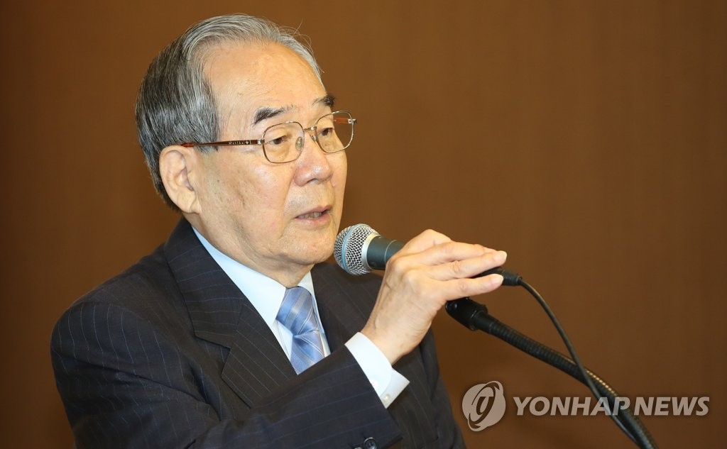 축사하는 임동원 전 통일장관