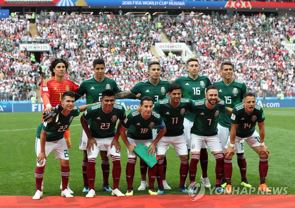 [월드컵] 독일과의 경기 앞둔 멕시코팀