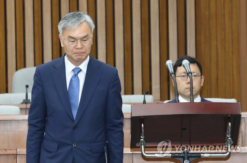 인사말 마친 김선수 대법관 후보자
