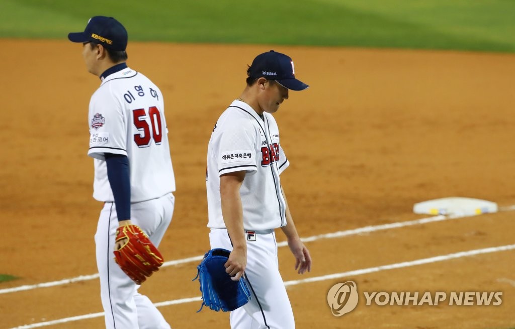 조기 강판당하는 이용찬