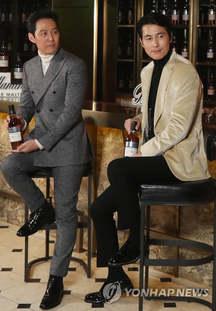 Actor duo at whisky launch Actor duo at whisky launch