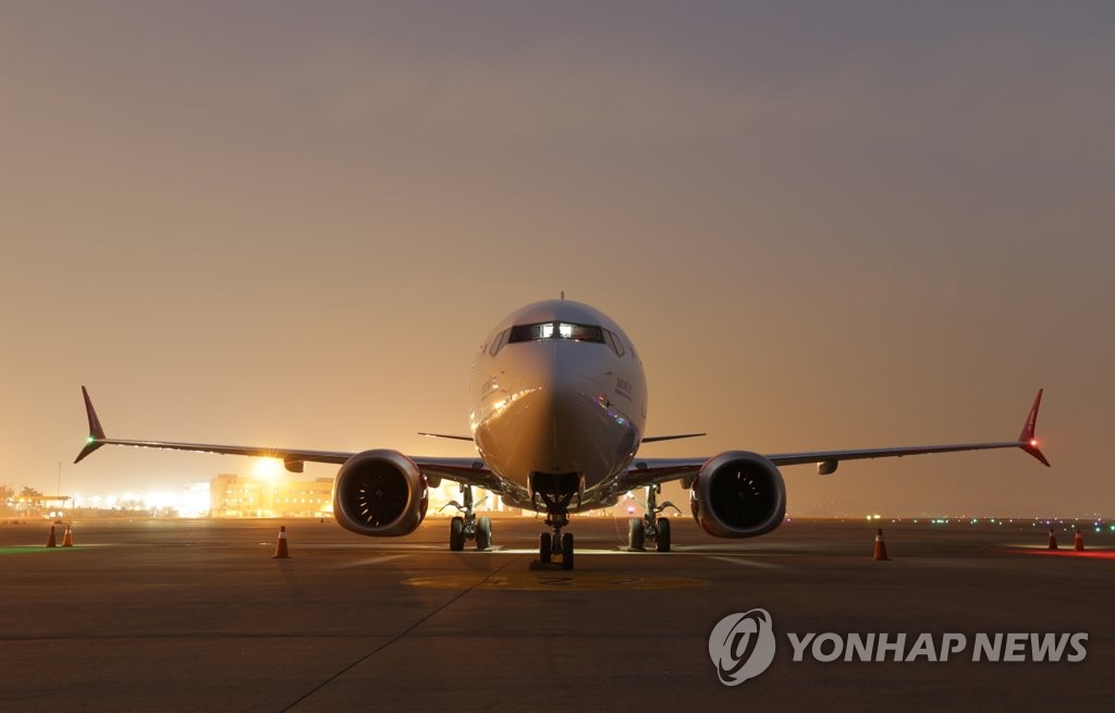 이스타항공, 국내 첫 도입 보잉 MAX 8 국내 도착