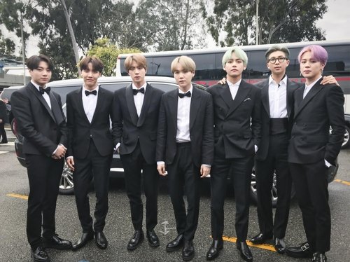 '제61회 그래미 어워즈' 참석한 방탄소년단