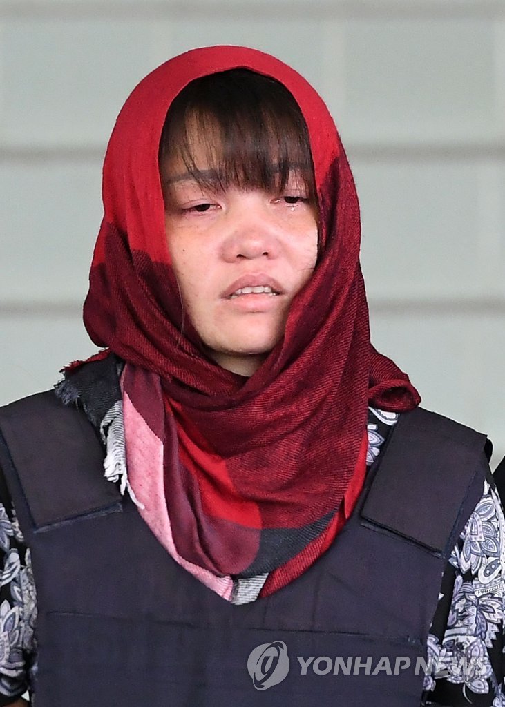 눈물 글썽이는 베트남女…말레이,'김정남 살해' 흐엉 석방 불허