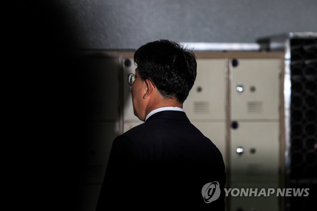 권성동 의원의 뒷모습