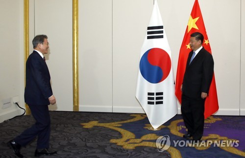 한-중 정상, '한걸음 앞'