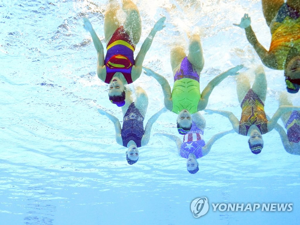 '우리가 아티스틱 수영 어벤져스'