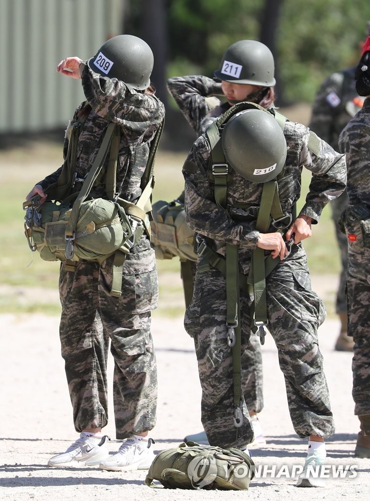 펜싱 국가대표팀, 해병대 훈련 체험