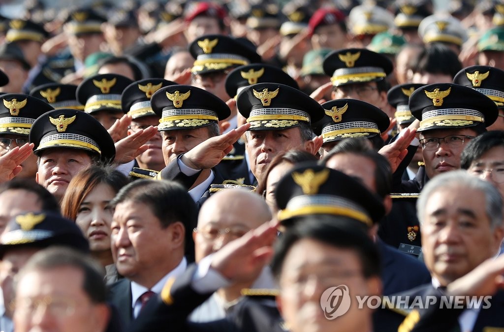경찰의 경례