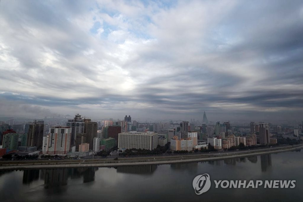 평양, 구름이 걷히는 풍경