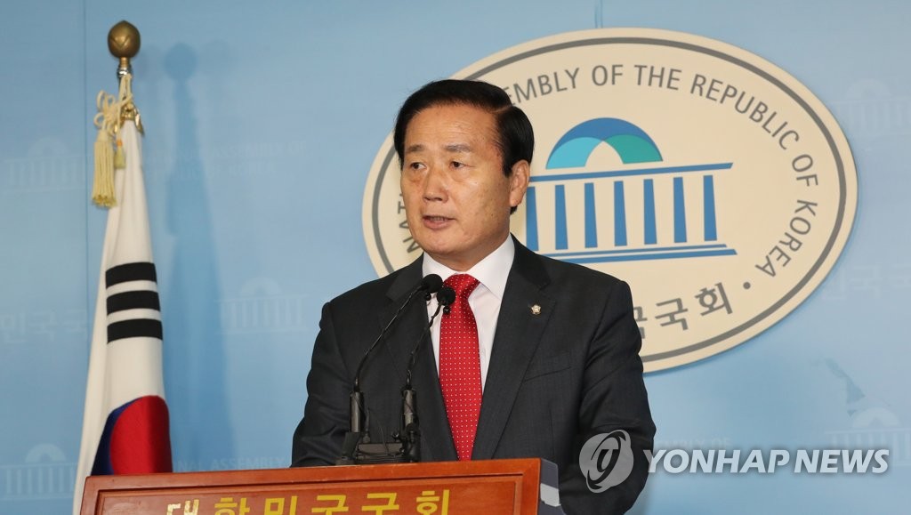 한국당 김성찬 의원, 총선 불출마 선언