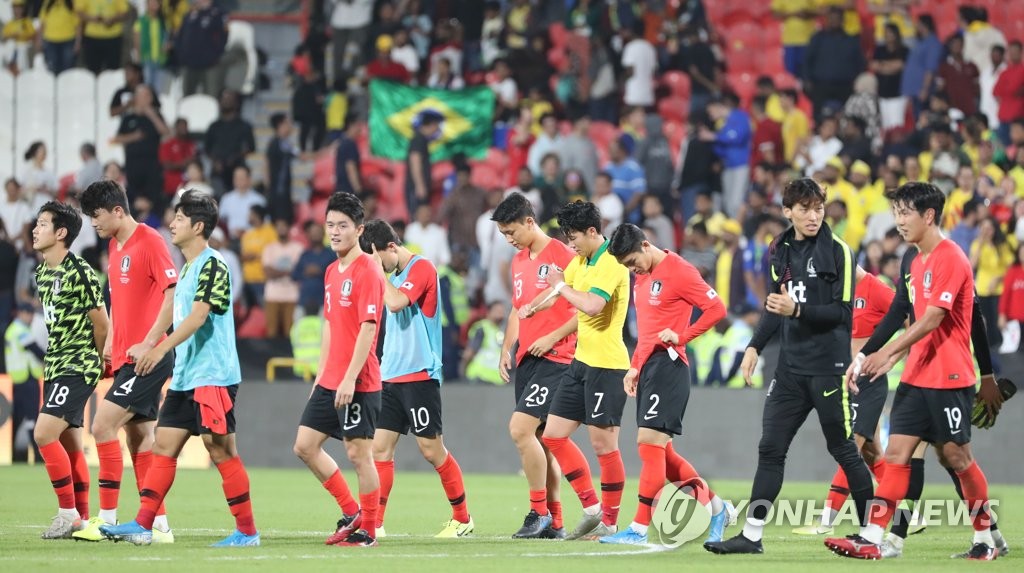 한국 축구 ′남미 최강′ 브라질에 0-3 패…벤투 체제 최다 실점