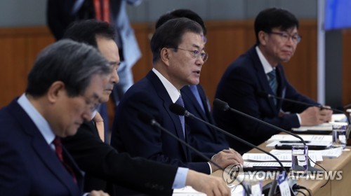 인사말 하는 문 대통령