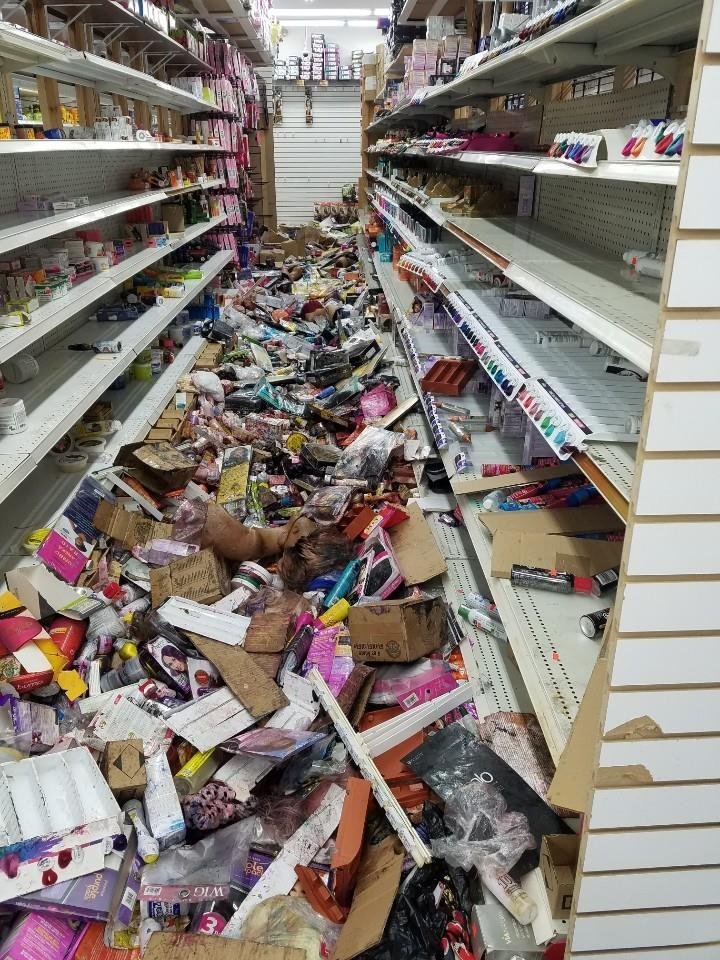 Looted Korean-run stores in U.S. Looted Korean-run stores in U.S.