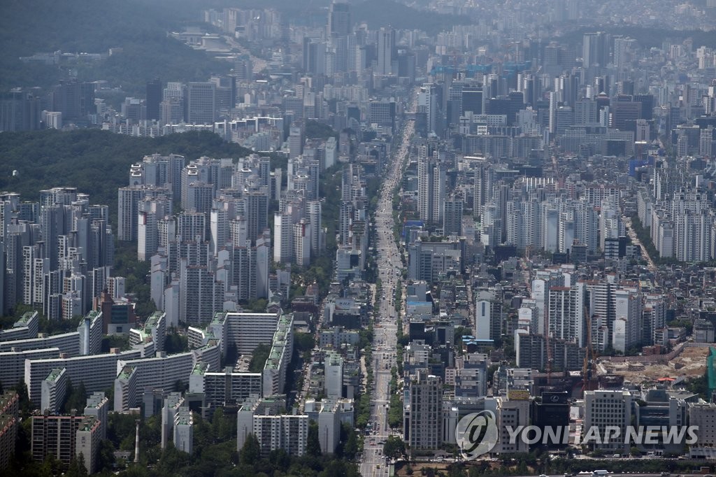 서울 강남구 대치동 일대 아파트 단지 모습