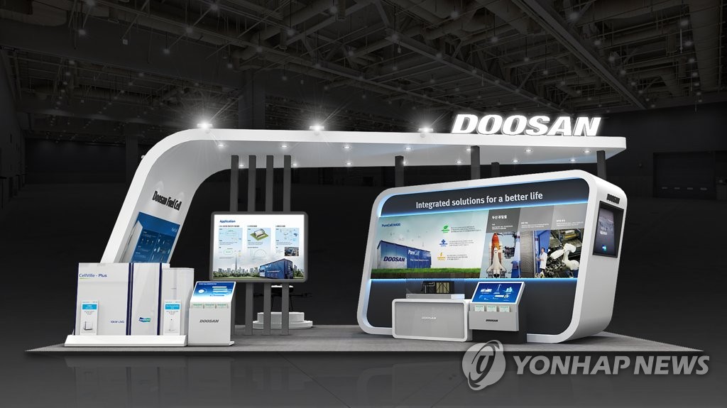 Doosan at hydrogen mobility show Doosan at hydrogen mobility show
