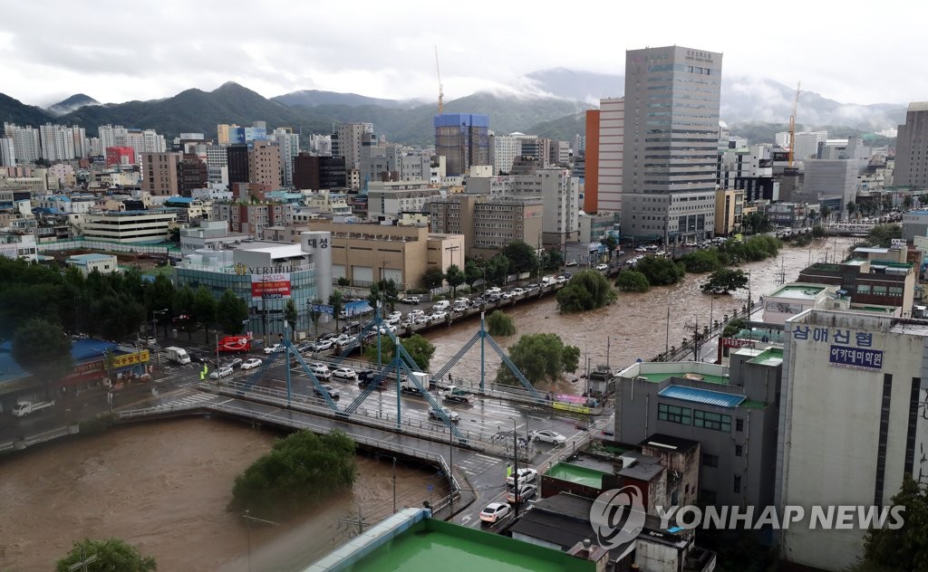 Gwangju Stream water levels Gwangju Stream water levels