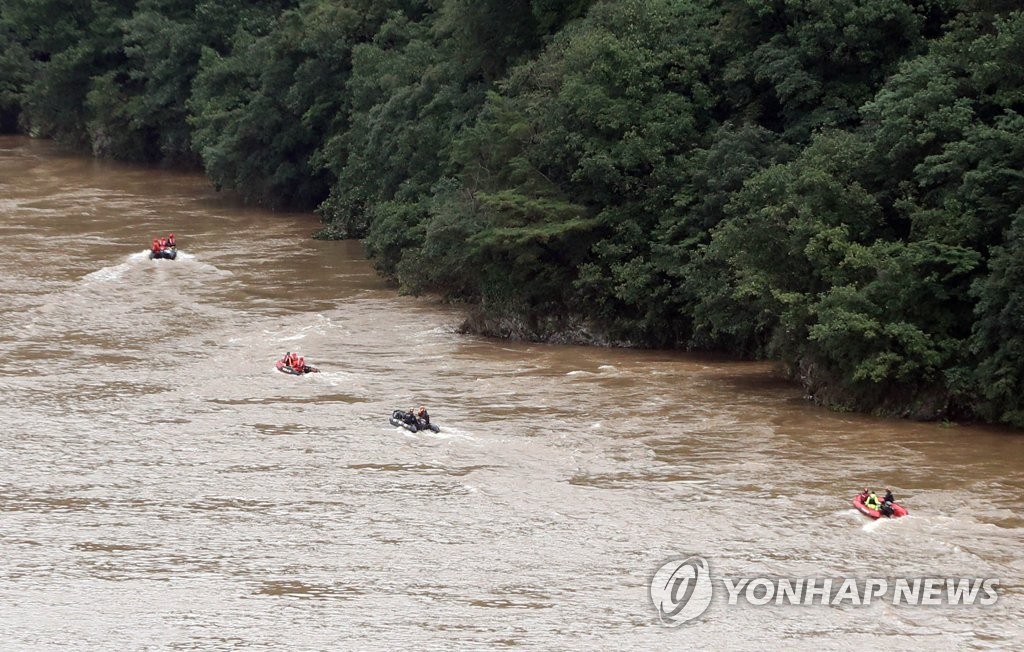 의암호 사고 선박 실종자 6일째 수색
