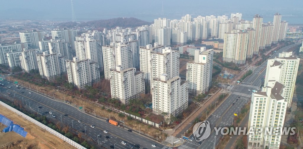 경기도 김포의 아파트 단지 모습