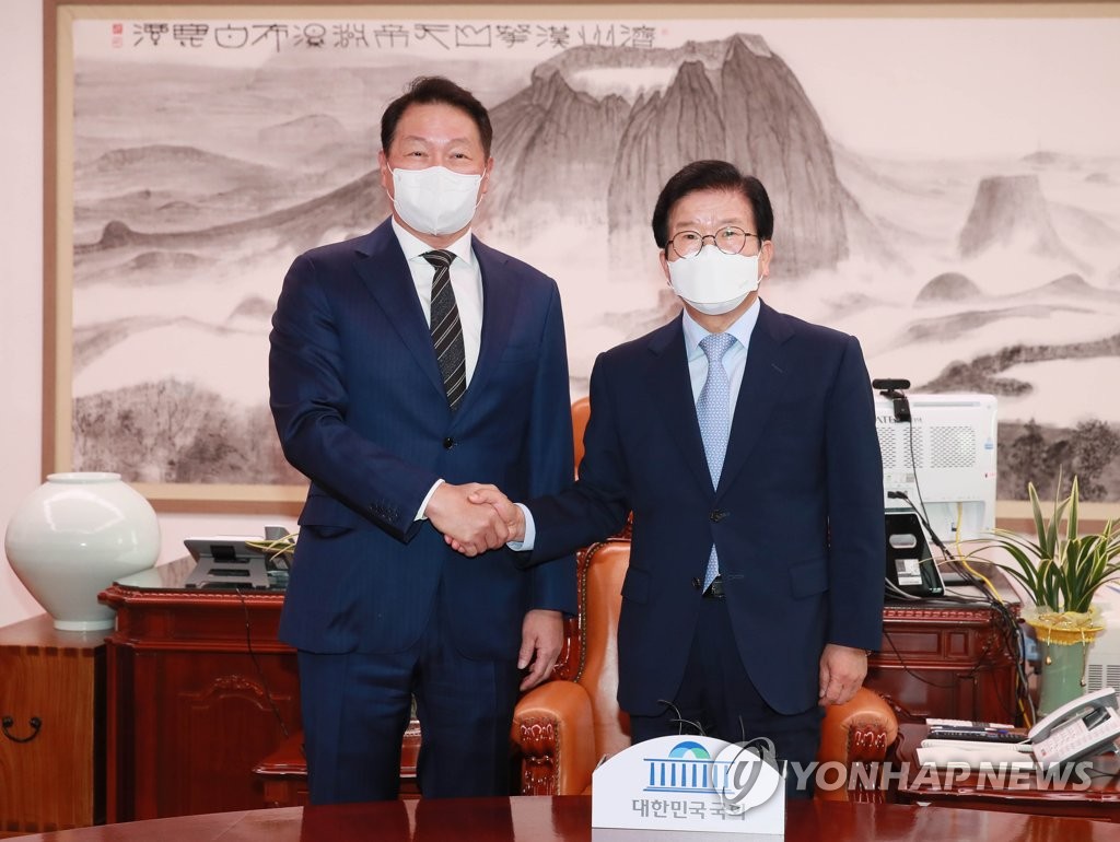 大韓商議所会頭が国会訪問 大韓商議所会頭が国会訪問