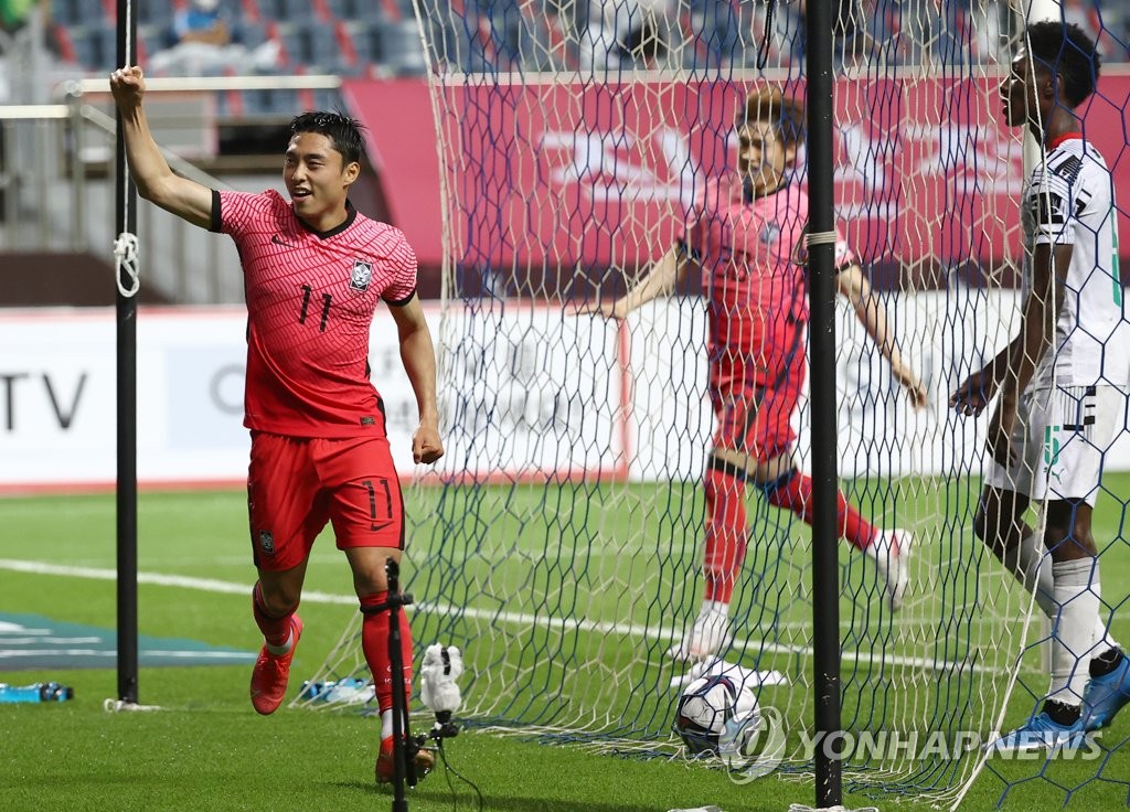 김학범호, 가나와 2차전서 2-1 승리…이동준 결승골