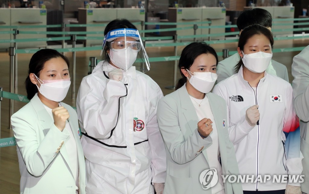 Table tennis team leaves for Tokyo Olympics Table tennis team leaves for Tokyo Olympics