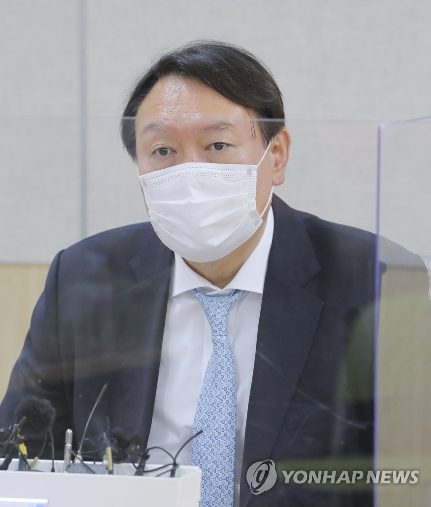 서울시간호사회 방문한 윤석열 전 검찰총장