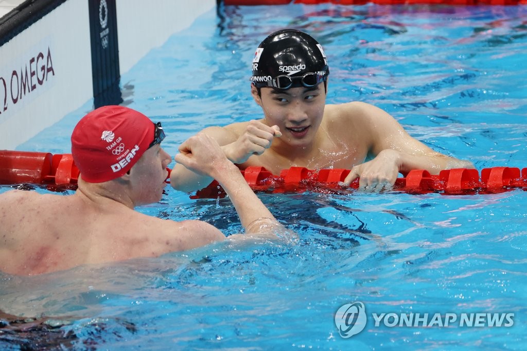 五輪の大舞台で韓国新 五輪の大舞台で韓国新
