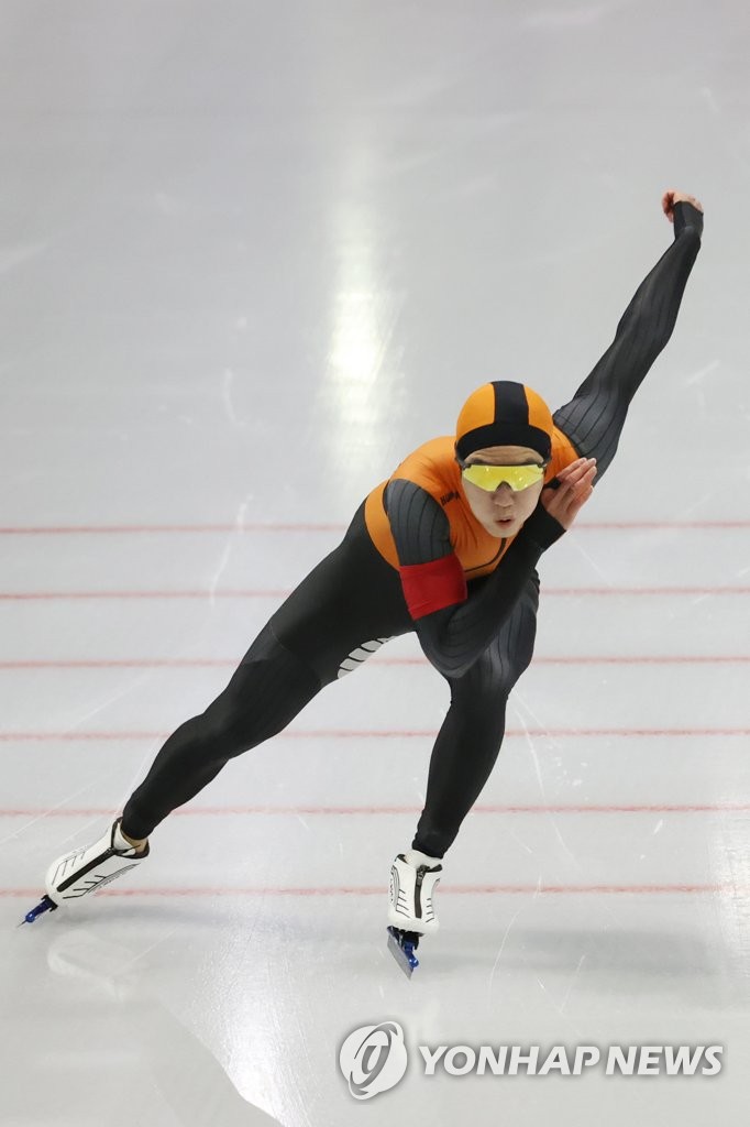 차민규, 남자 500m 결승 1위 기록