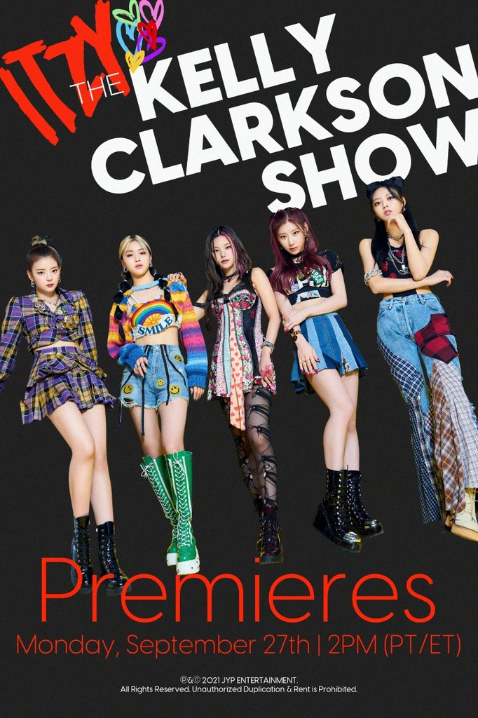 ITZY to be on 'Kelly Clarkson Show' ITZY to be on 'Kelly Clarkson Show'