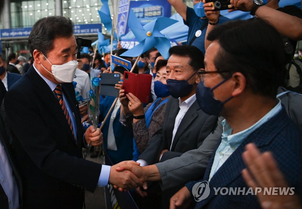 이낙연 광주, 전남서 '1위'