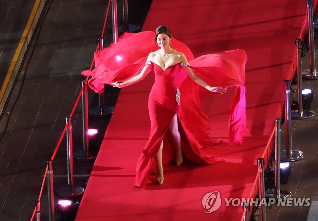 Actress on red carpet Actress on red carpet
