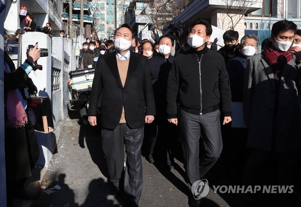 윤석열, '오세훈표 정비사업'의 대표 사례미아 4-1 구역 방문