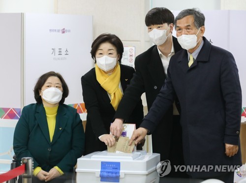 심상정 대선후보 사전투표