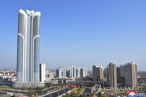 북한 송화거리 80층 아파트