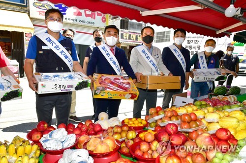 추석 맞아 전통시장 살리기 나선 현대차 노사