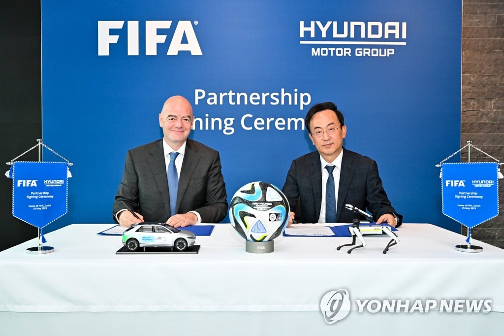 Pacto de patrocinio de Hyundai Motor con la FIFA Pacto de patrocinio de Hyundai Motor con la FIFA