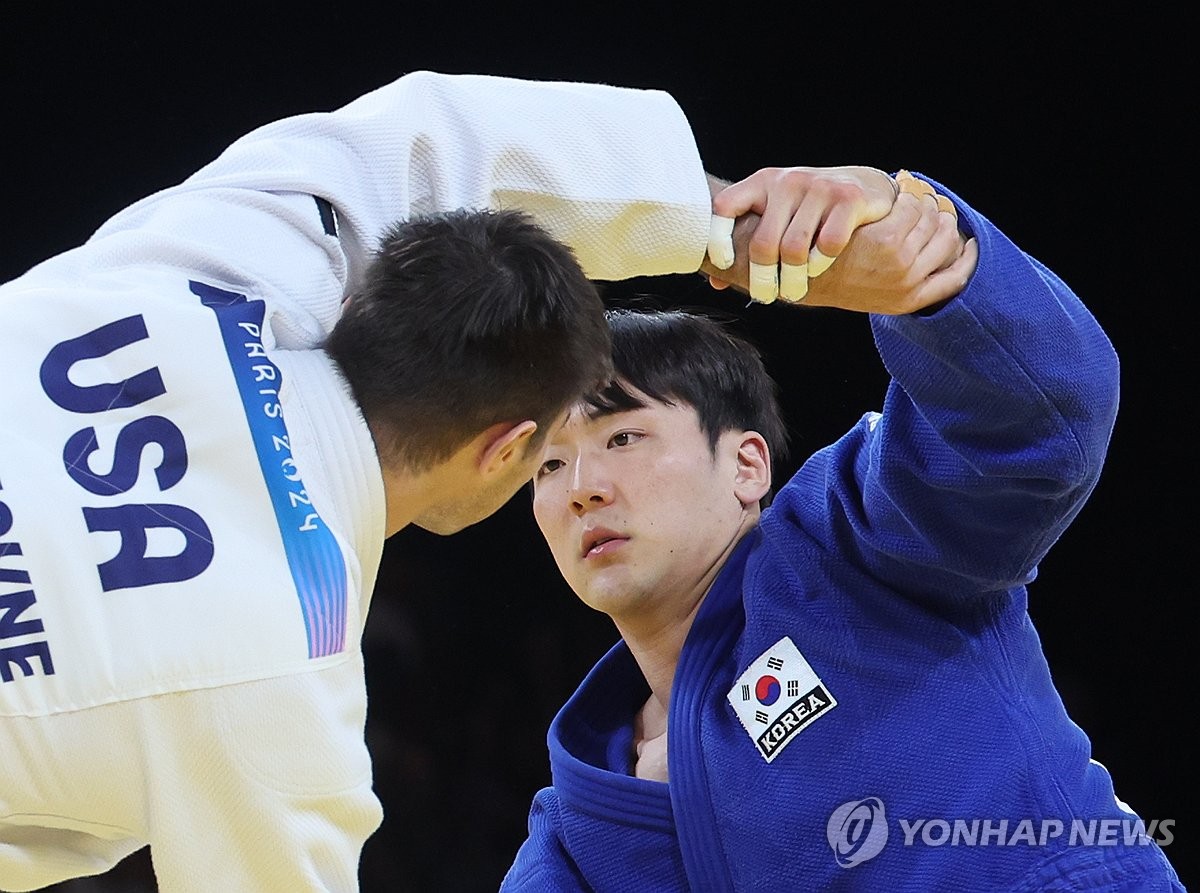 한주엽, 미국 존 제인과 16강전