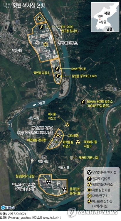 This image shows North Korea's main nuclear facility at Yongbyon. (Yonhap)