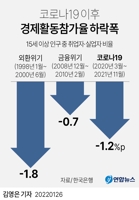 [그래픽] 코로나19 이후 경제활동참가율 하락폭